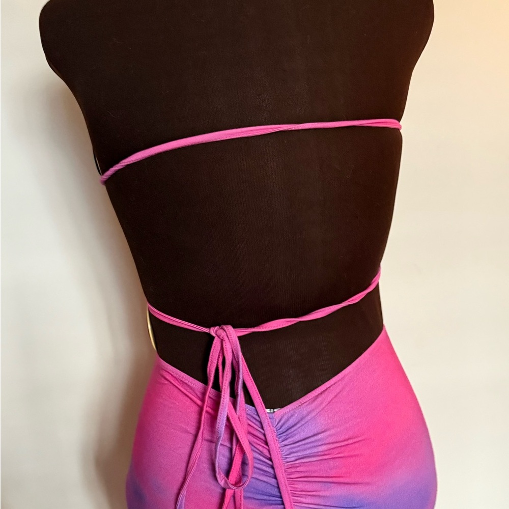 IAMGIA Karlie Cloud Pink and Purple Maxi Dress - Picture 3 of 4